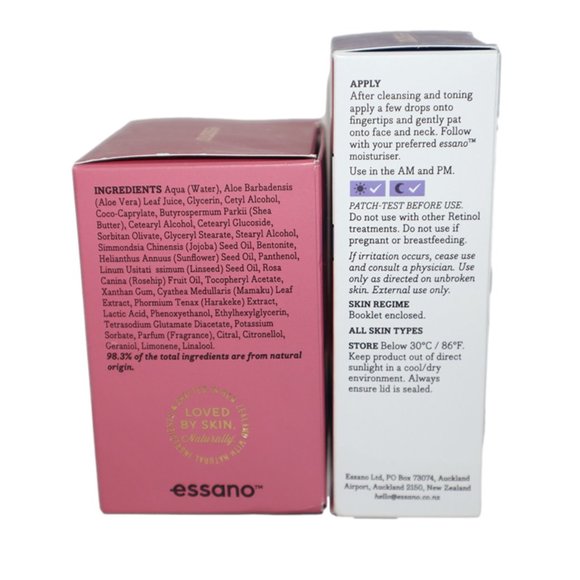 Essano Wrinkle Rescue Retinol Atlernative Serum & Rosehip Facial Moisturizer - Picture 9 of 11